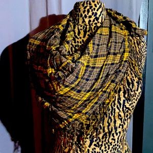 Yellow Plaid scarf